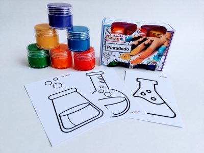 Kit  pintura de dedos